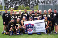 2005 18U ASA GOLD Champions